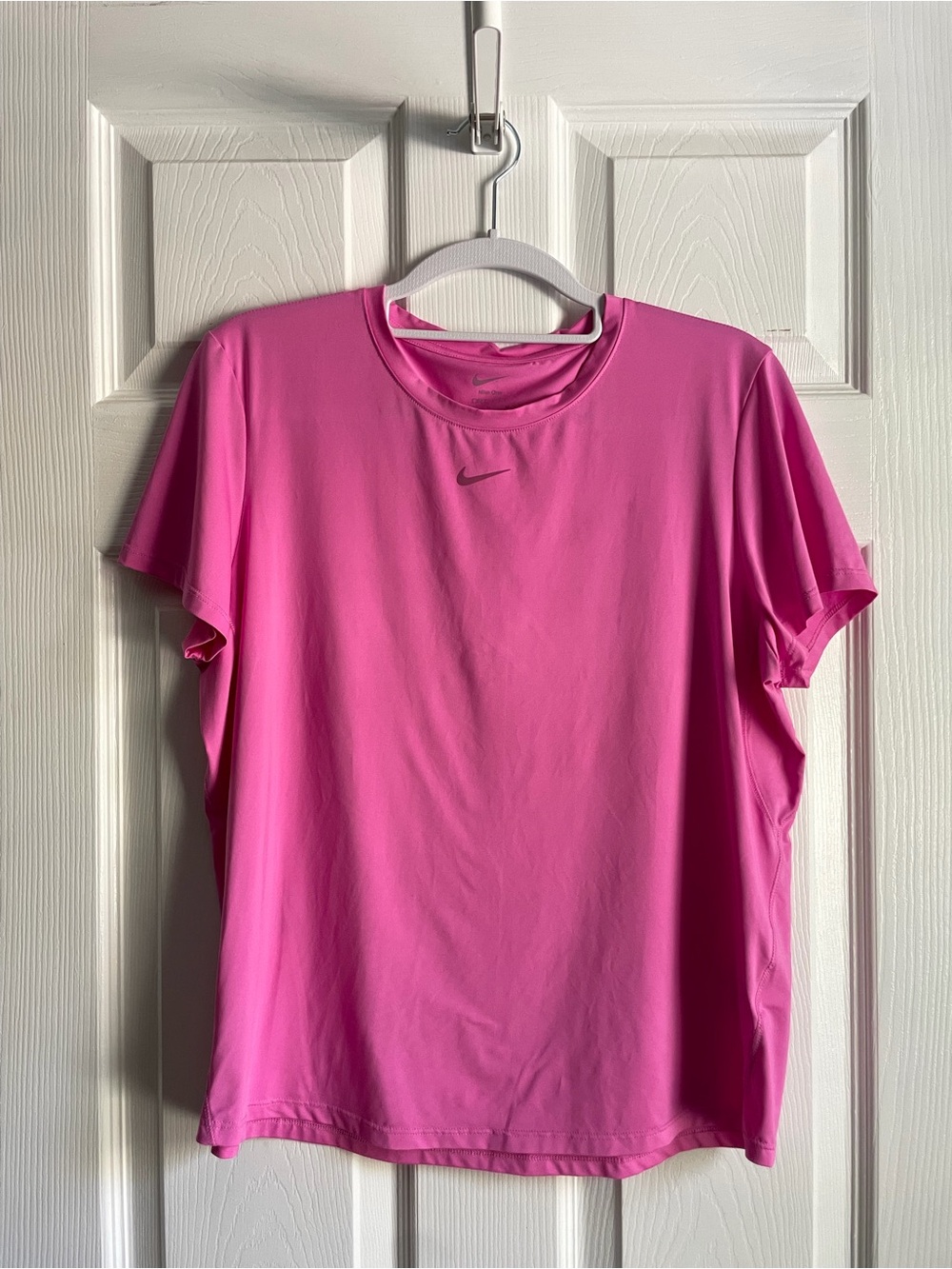 Nike Pink Performance Short Sleeve Crew Tee